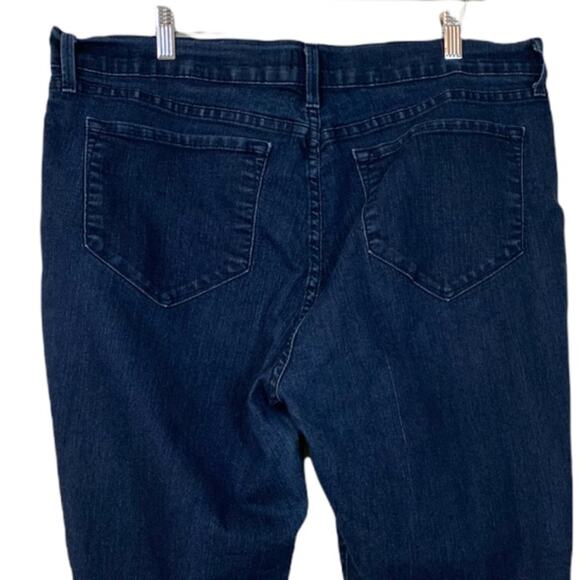 NYDJ Women's Dark Wash Crop High Rise Stretch Slimming Jeans Plus Size 18 - Picture 6 of 9